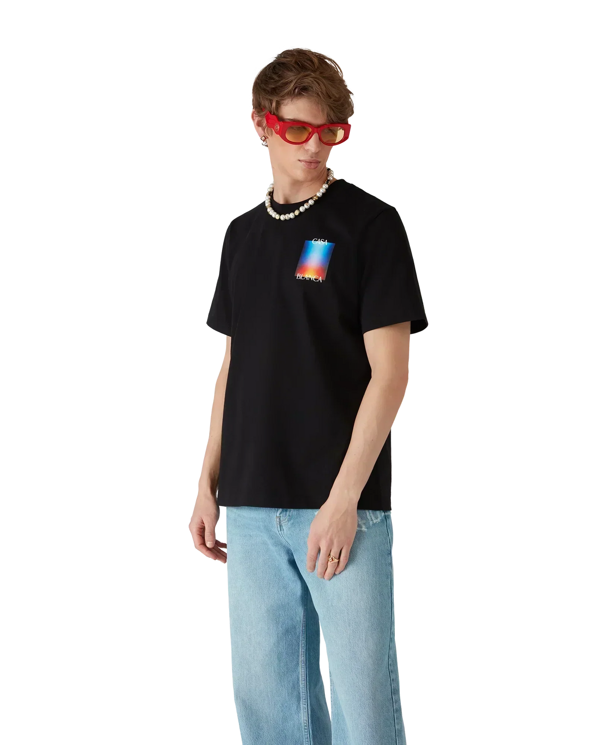 Gradient Casa Logo T-Shirt - casablanca
