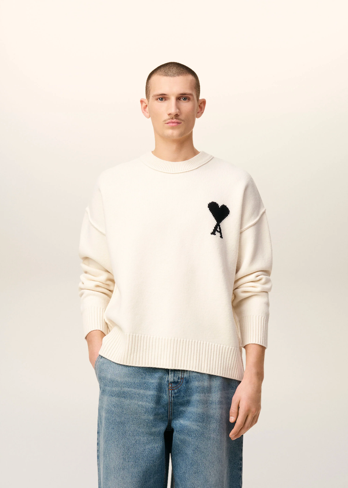 PULL BLANC COL ROND AMl
