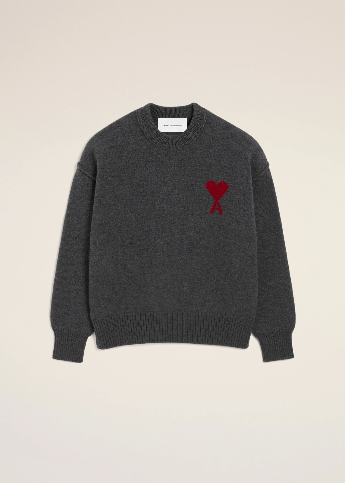 PULL GRIS COL ROND AMI