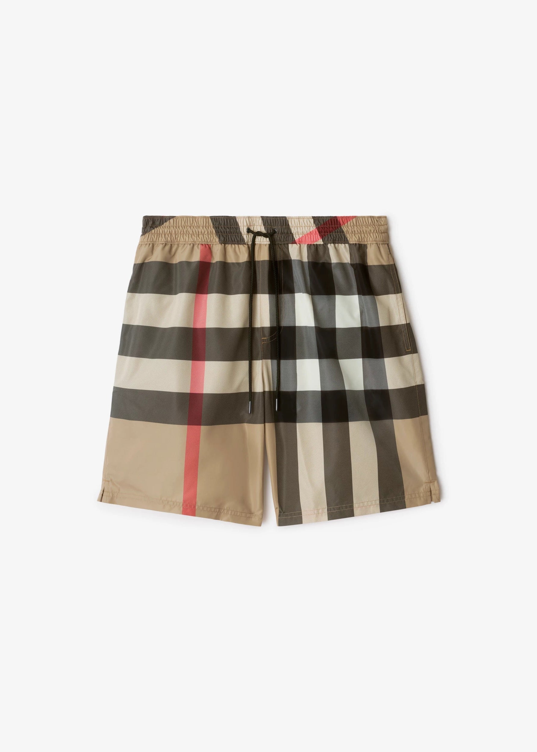 Short de bain beige