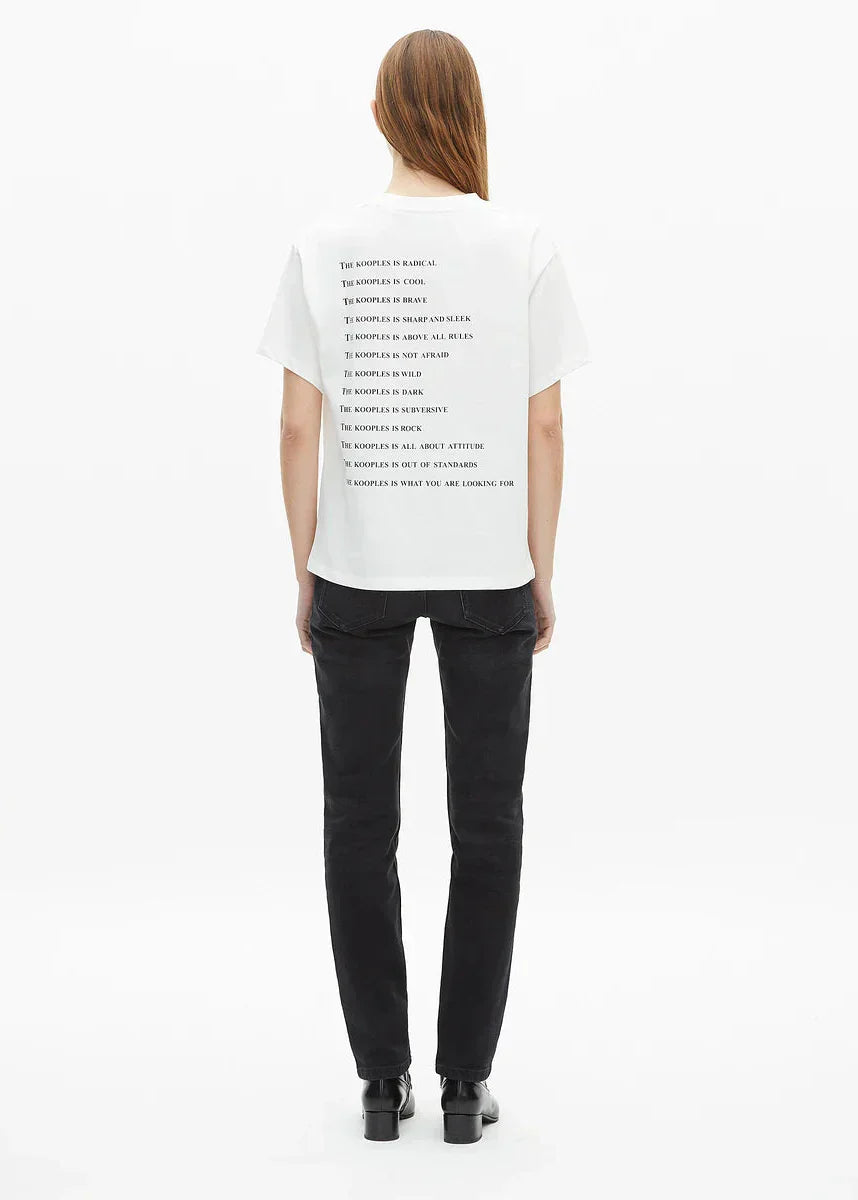 T-shirt What is Blanc