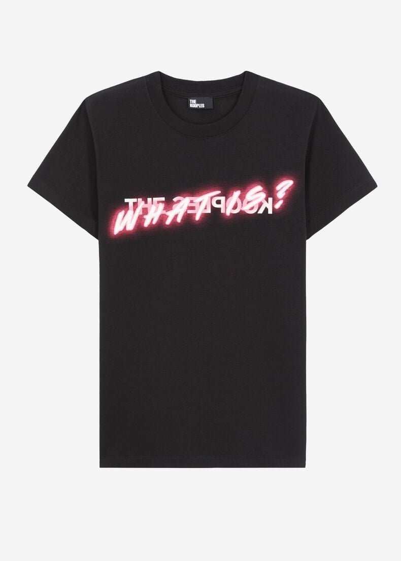 T-shirt Qu'est-ce que le noir