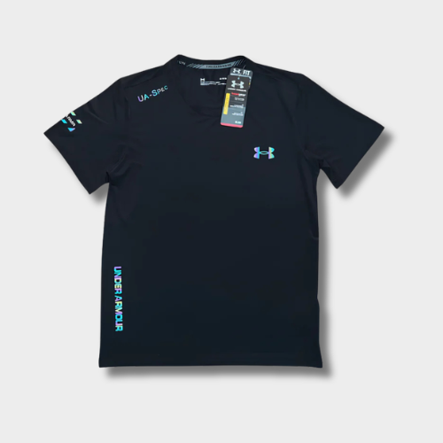 Short and T-shirt set Under Fluo Black