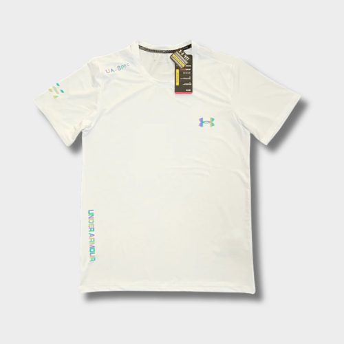 White Under Fluo shorts and t-shirt set