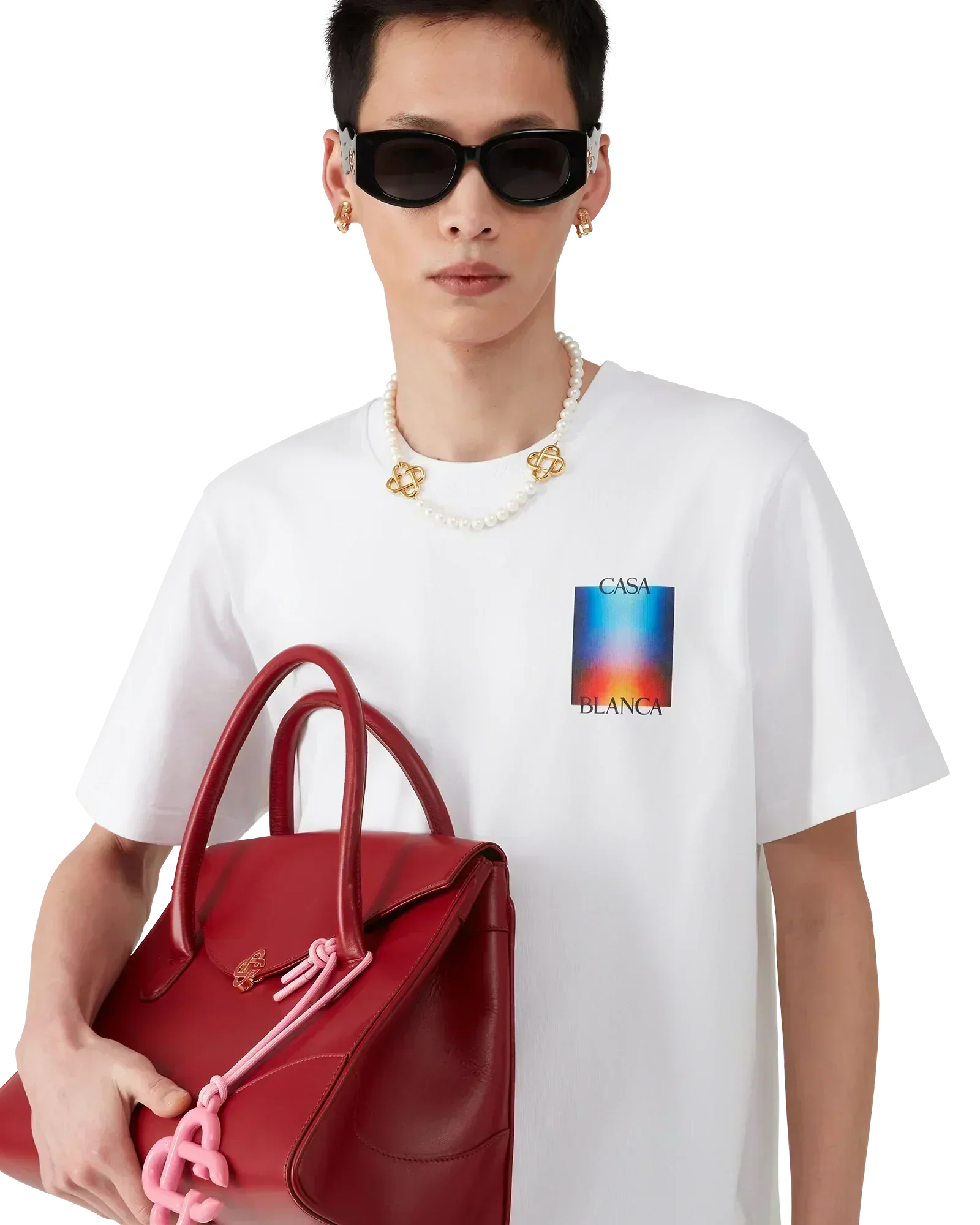 T-shirt à logo Gradient Casa - casablanca (2)