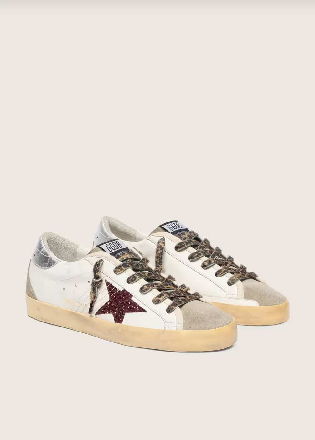 Super-Star paillettes bordeaux et argenté