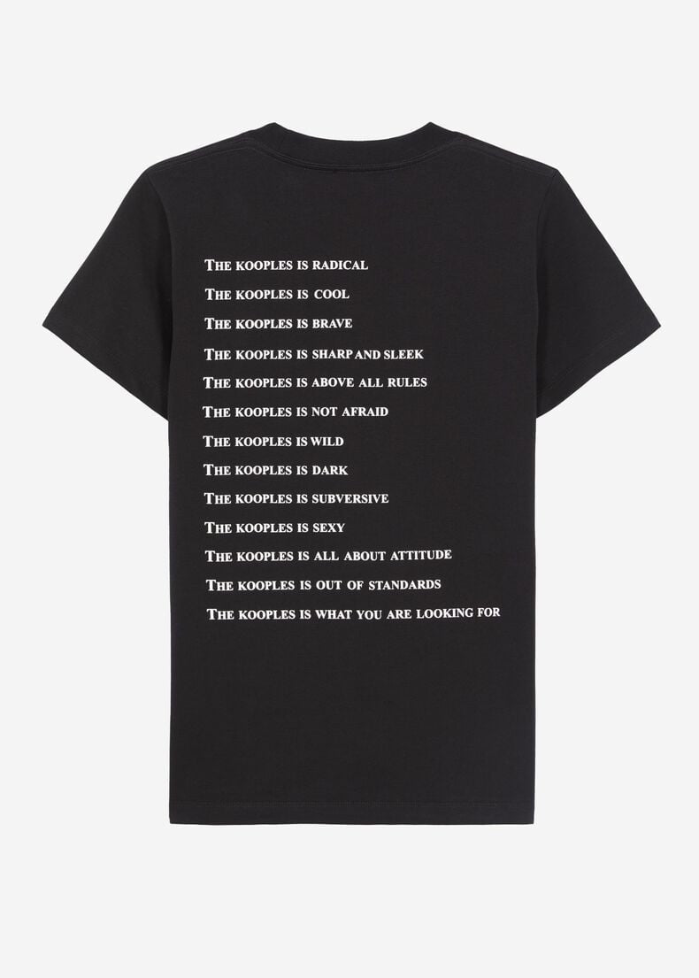 T-shirt Qu'est-ce que le noir